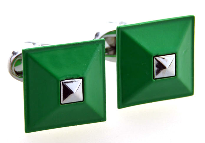  Green Intimate Cufflinks Paint Cufflinks Wholesale & Customized  CL654460