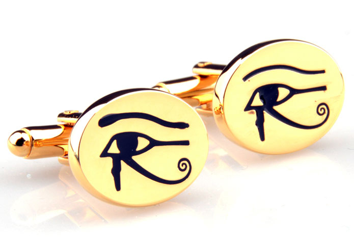 Eye of Horus Cufflinks Gold Luxury Cufflinks Paint Cufflinks Hipster Wear Wholesale & Customized CL654886