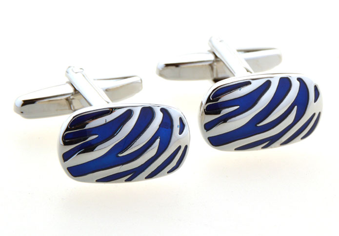 Blue Elegant Cufflinks Paint Cufflinks Wholesale & Customized CL654892