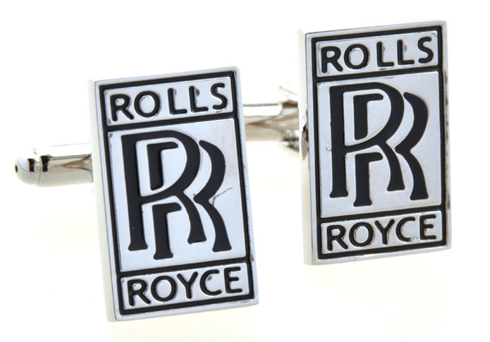 ROLLS ROYCE Cufflinks Black Classic Cufflinks Paint Cufflinks Automotive Wholesale & Customized CL654897