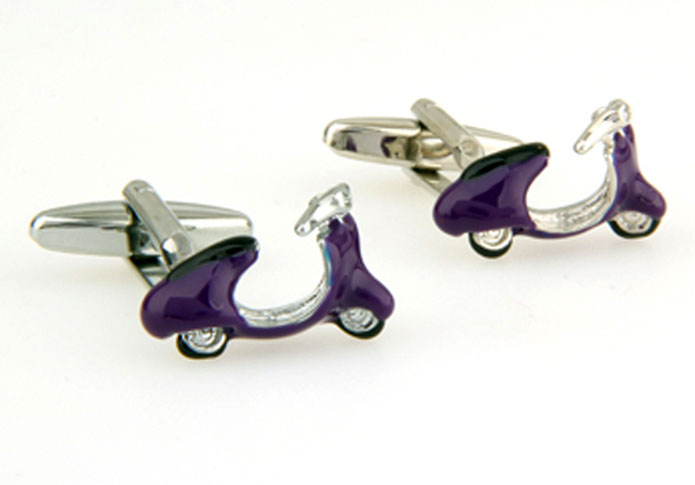 Electric cars Cufflinks Purple Romantic Cufflinks Paint Cufflinks Transportation Wholesale & Customized CL655137