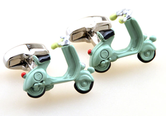 Electric cars Cufflinks Green Intimate Cufflinks Paint Cufflinks Transportation Wholesale & Customized CL655151