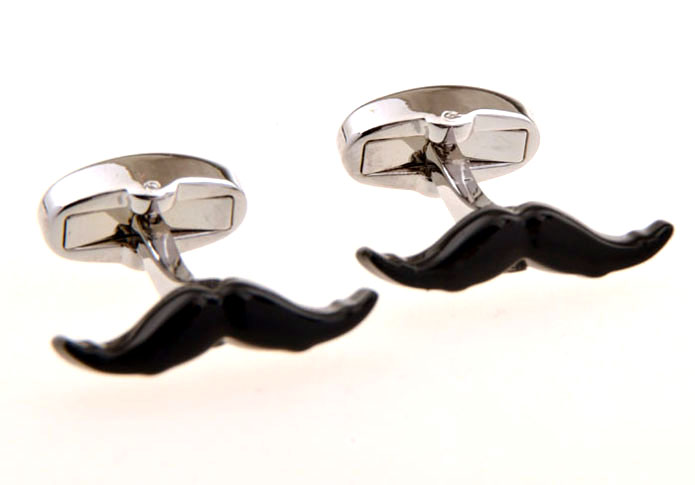 Beard Cufflinks Black Classic Cufflinks Paint Cufflinks Hipster Wear Wholesale & Customized CL655501