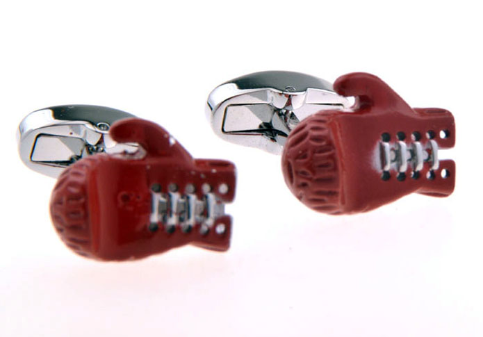 Boxing Gloves Cufflinks  Red Festive Cufflinks Paint Cufflinks Sports Wholesale & Customized  CL655691