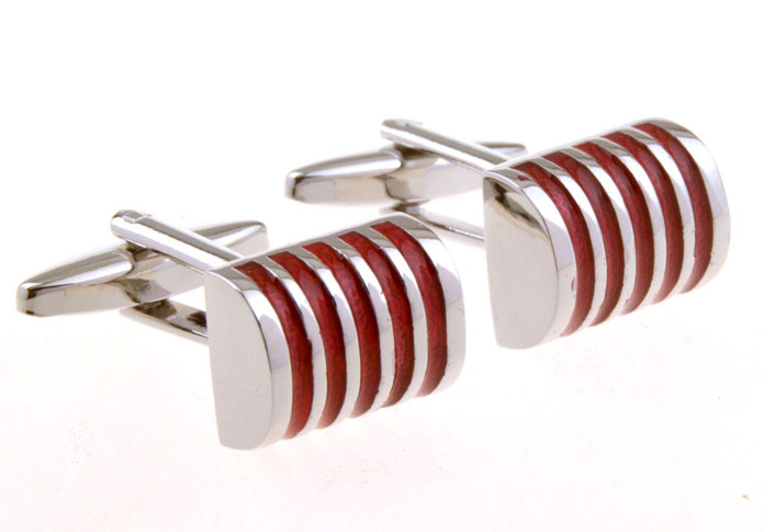  Red Festive Cufflinks Paint Cufflinks Wholesale & Customized  CL656313
