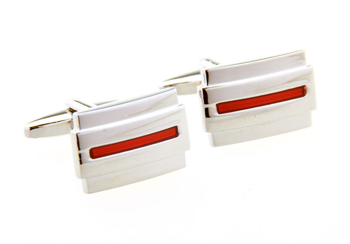  Red Festive Cufflinks Paint Cufflinks Wholesale & Customized  CL656500