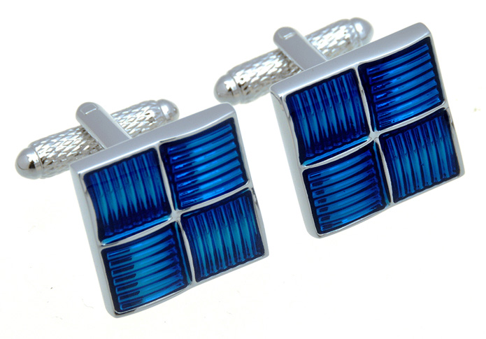  Blue Elegant Cufflinks Paint Cufflinks Wholesale & Customized  CL657182