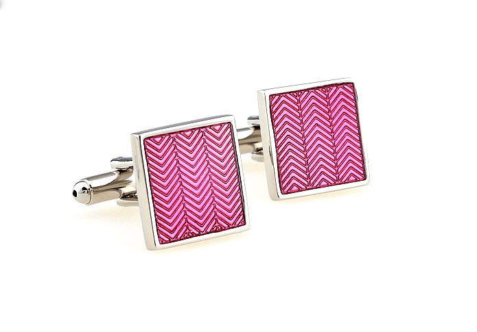  Pink Charm Cufflinks Paint Cufflinks Wholesale & Customized  CL662520