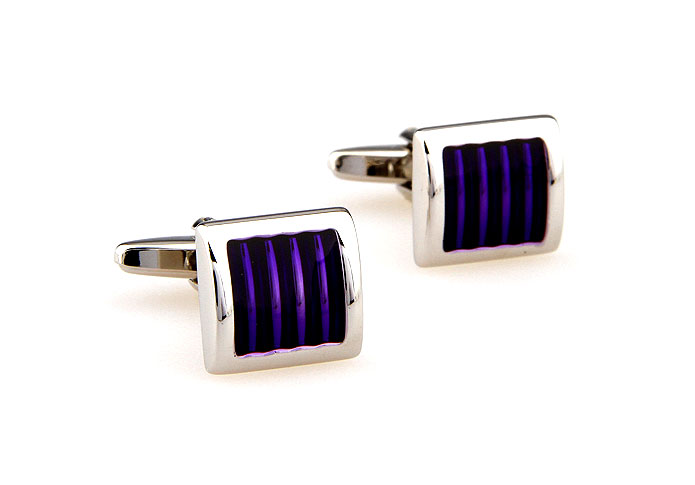  Purple Romantic Cufflinks Paint Cufflinks Wholesale & Customized  CL662599