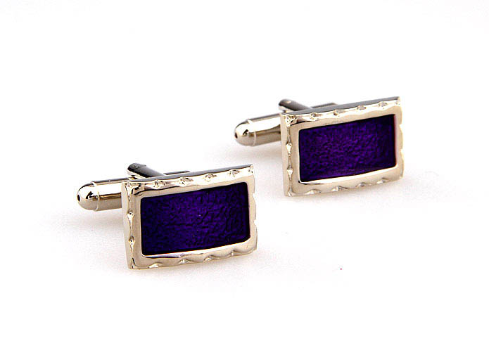  Purple Romantic Cufflinks Paint Cufflinks Wholesale & Customized  CL662623