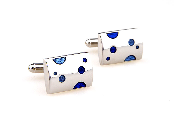  Blue Elegant Cufflinks Paint Cufflinks Wholesale & Customized  CL662631