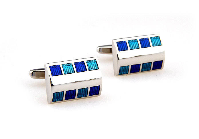  Blue Elegant Cufflinks Paint Cufflinks Wholesale & Customized  CL662655