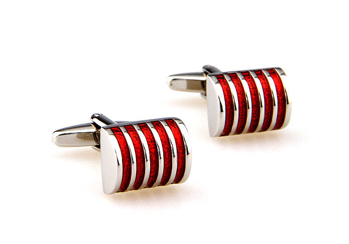  Red Festive Cufflinks Paint Cufflinks Wholesale & Customized  CL662695