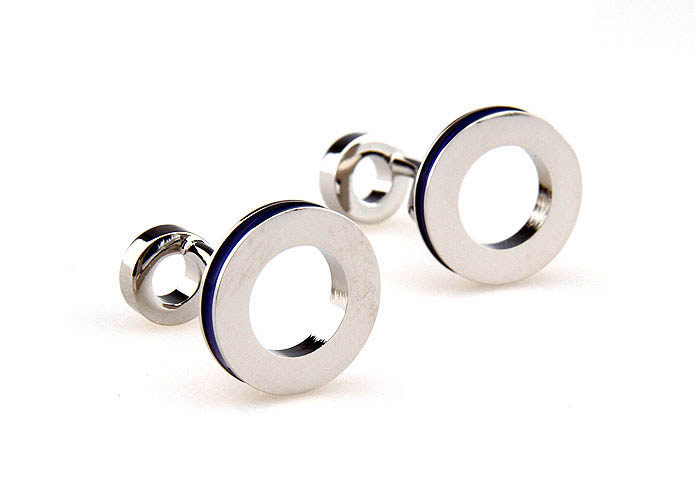 Double-sided ring Cufflinks  Purple Romantic Cufflinks Paint Cufflinks Funny Wholesale & Customized  CL662843