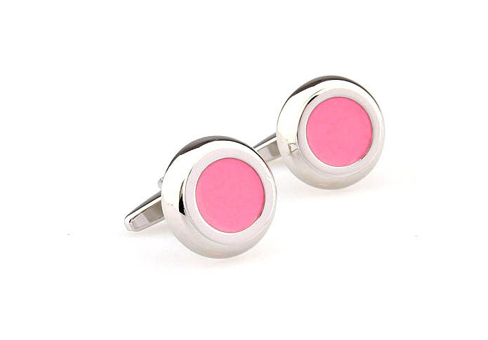  Pink Charm Cufflinks Paint Cufflinks Wholesale & Customized  CL663125