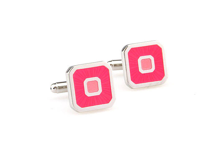  Pink Charm Cufflinks Paint Cufflinks Wholesale & Customized  CL663225