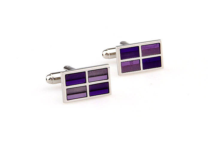  Purple Romantic Cufflinks Paint Cufflinks Wholesale & Customized  CL663230