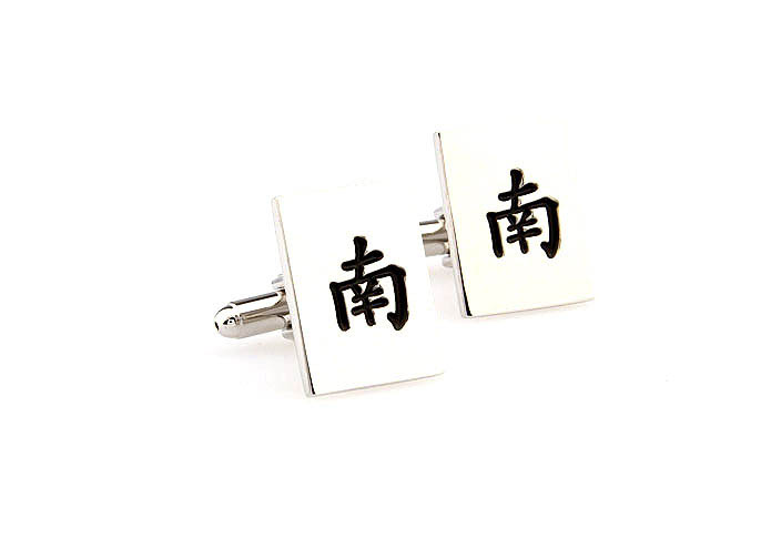 Chinese South Cufflinks  Black Classic Cufflinks Paint Cufflinks Symbol Wholesale & Customized  CL663406