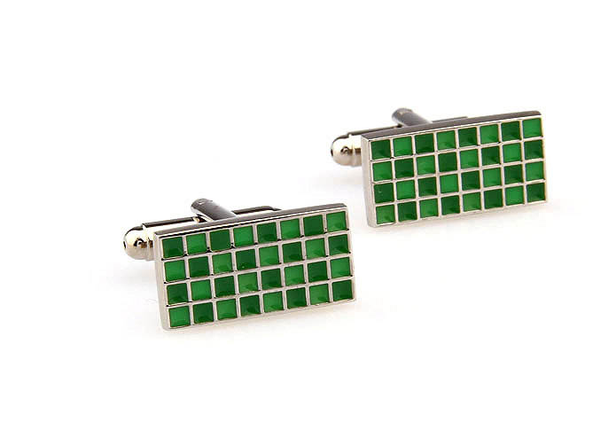  Green Intimate Cufflinks Paint Cufflinks Wholesale & Customized  CL663590