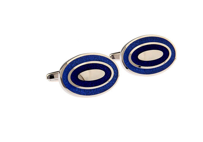  Blue Elegant Cufflinks Paint Cufflinks Wholesale & Customized  CL663674