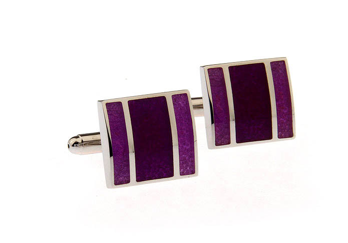  Purple Romantic Cufflinks Paint Cufflinks Wholesale & Customized  CL663677