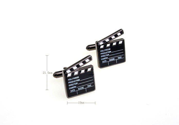 Movies playing board is Cufflinks  Black White Cufflinks Paint Cufflinks Tools Wholesale & Customized  CL670957