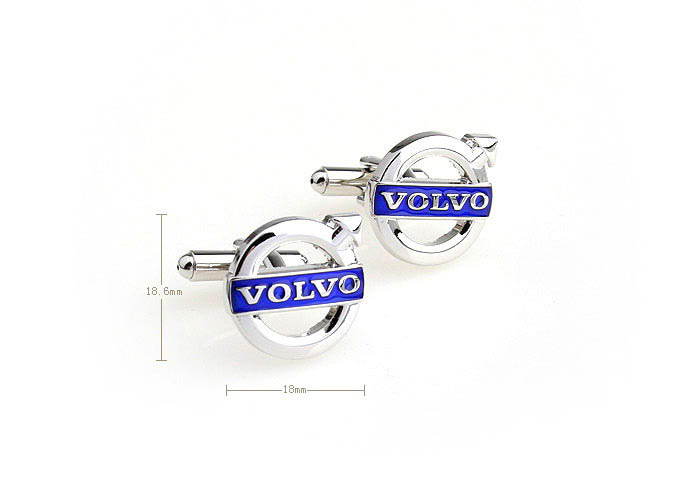 Volvo Cars marked Cufflinks  Blue Elegant Cufflinks Paint Cufflinks Automotive Wholesale & Customized  CL670964