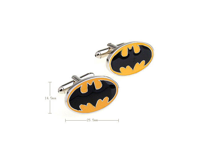Batman Cufflinks  Multi Color Fashion Cufflinks Paint Cufflinks Flags Wholesale & Customized  CL670969