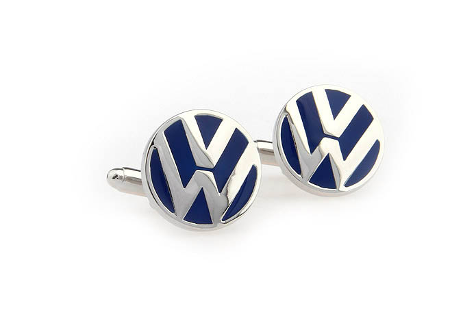 Volkswagen Cars marked Cufflinks  Blue Elegant Cufflinks Paint Cufflinks Automotive Wholesale & Customized  CL670978