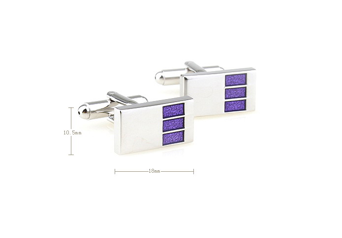  Purple Romantic Cufflinks Paint Cufflinks Wholesale & Customized  CL671036