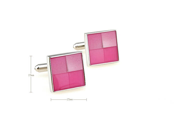  Pink Charm Cufflinks Paint Cufflinks Wholesale & Customized  CL671041