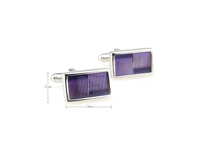  Purple Romantic Cufflinks Paint Cufflinks Wholesale & Customized  CL671055