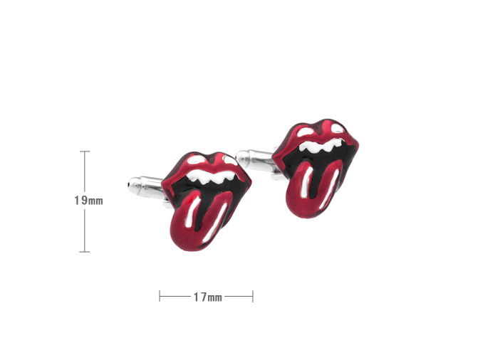 Tongue Cufflinks  Multi Color Fashion Cufflinks Paint Cufflinks Funny Wholesale & Customized  CL671703