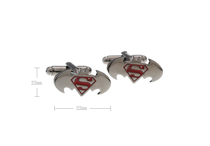 Superman Cufflinks  Gray Steady Cufflinks Paint Cufflinks Flags Wholesale & Customized  CL671756