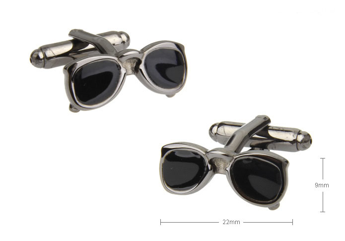 Sunglasses Cufflinks Black Classic Cufflinks Paint Cufflinks Tools Wholesale & Customized CL720730