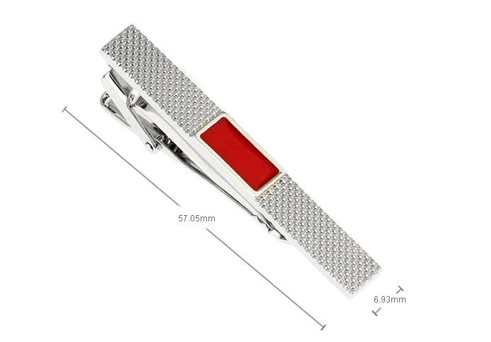  Red Festive Tie Clips Paint Tie Clips Wholesale & Customized  CL850911