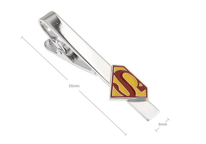 Superman Tie Clips  Multi Color Fashion Tie Clips Paint Tie Clips Flags Wholesale & Customized  CL870773