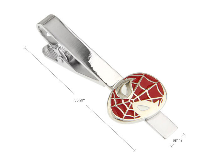 Spider-Man Tie Clips  Red Festive Tie Clips Paint Tie Clips Flags Wholesale & Customized  CL870783