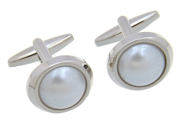  White Purity Cufflinks Pearl Cufflinks Wholesale & Customized  CL657156