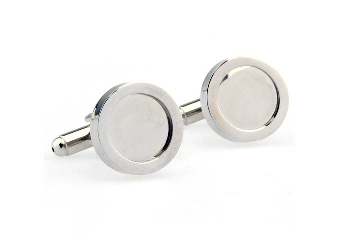  Silver Texture Cufflinks Metal Cufflinks Funny Wholesale & Customized  CL610821