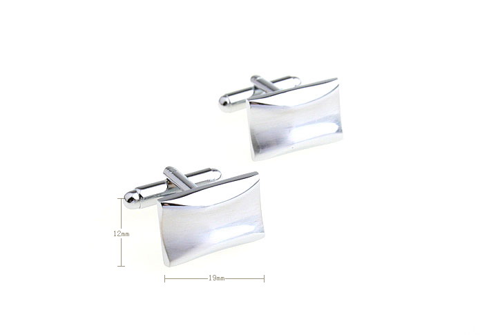  Silver Texture Cufflinks Metal Cufflinks Wholesale & Customized  CL641166