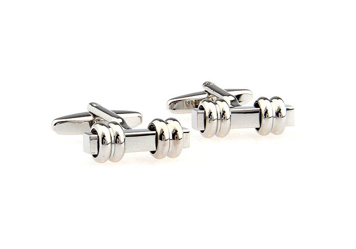  Silver Texture Cufflinks Metal Cufflinks Funny Wholesale & Customized  CL652557