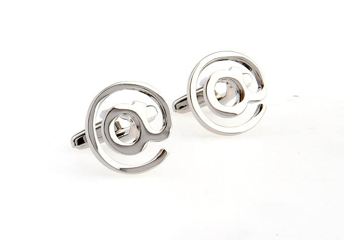 Little Mouse @ Cufflinks  Silver Texture Cufflinks Metal Cufflinks Symbol Wholesale & Customized  CL652598