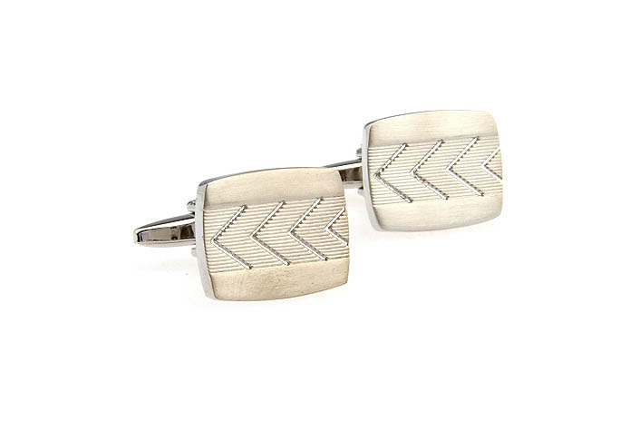  Silver Texture Cufflinks Metal Cufflinks Funny Wholesale & Customized  CL652617