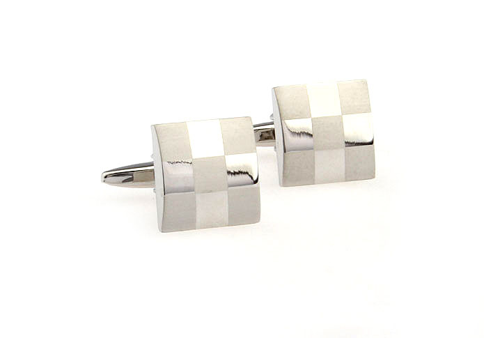 Laser Engraved Cufflinks  Matte Color Simple Cufflinks Metal Cufflinks Wholesale & Customized  CL652673