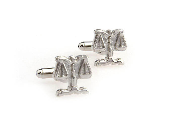 Libra Cufflinks  Silver Texture Cufflinks Metal Cufflinks Tools Wholesale & Customized  CL652707