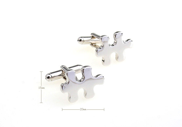  Silver Texture Cufflinks Metal Cufflinks Symbol Wholesale & Customized  CL652828
