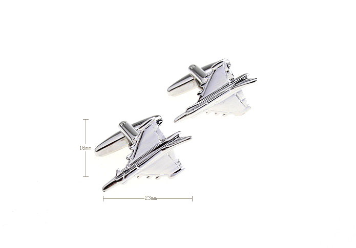 Airplane Cufflinks  Silver Texture Cufflinks Metal Cufflinks Military Wholesale & Customized  CL652882