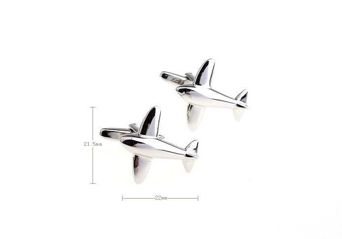 Airplane Cufflinks  Silver Texture Cufflinks Metal Cufflinks Military Wholesale & Customized  CL652885