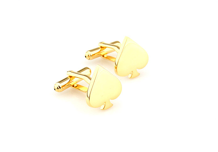Heart Cufflinks  Gold Luxury Cufflinks Metal Cufflinks Flags Wholesale & Customized  CL652987
